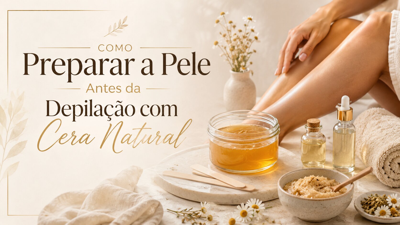 Como Preparar a Pele Antes da Depilação com Cera Natural