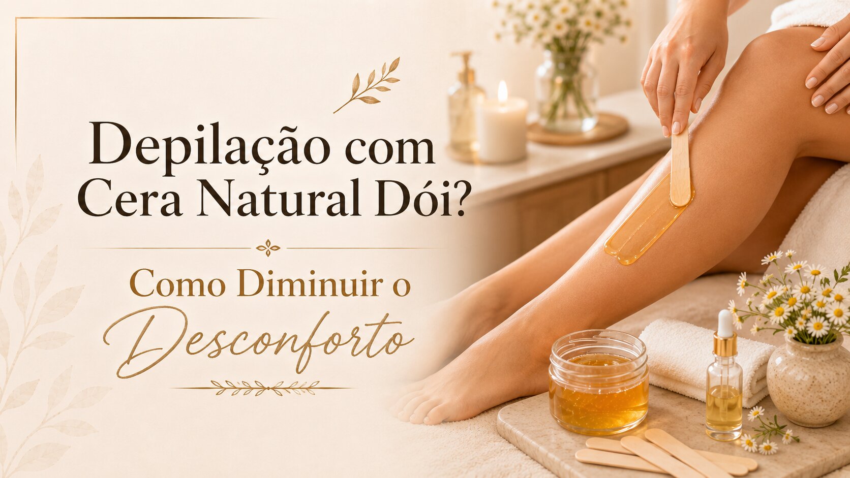 Depilação com Cera Natural Dói? Como Diminuir o Desconforto