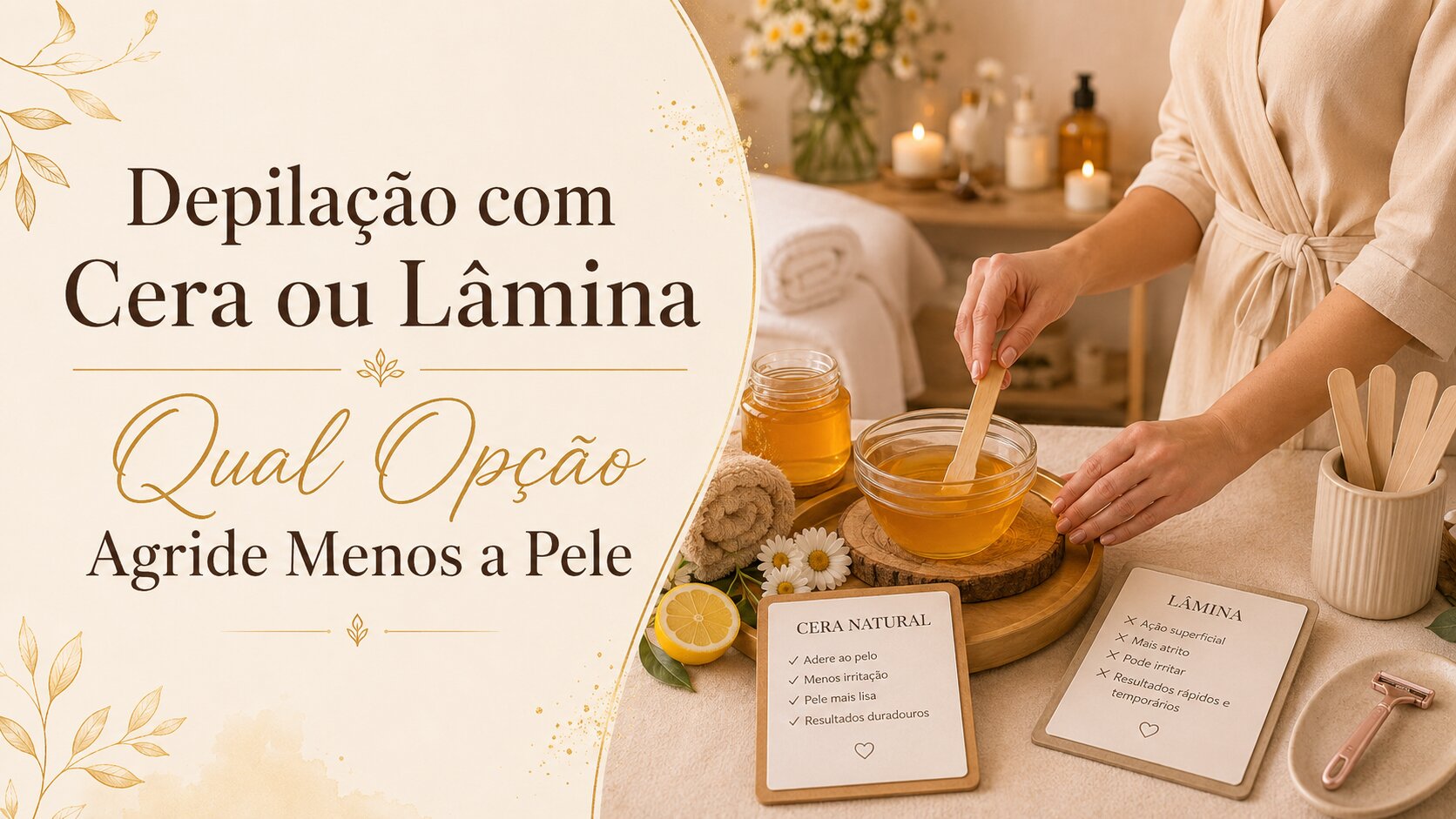 Depilação com Cera ou Lâmina: Qual Opção Agride Menos a Pele?